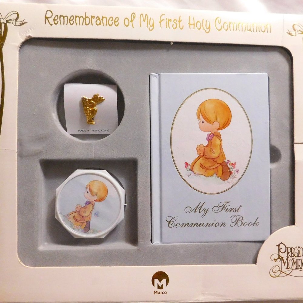 Precious Moments Remembrance of My First Holy Communion Gift Set